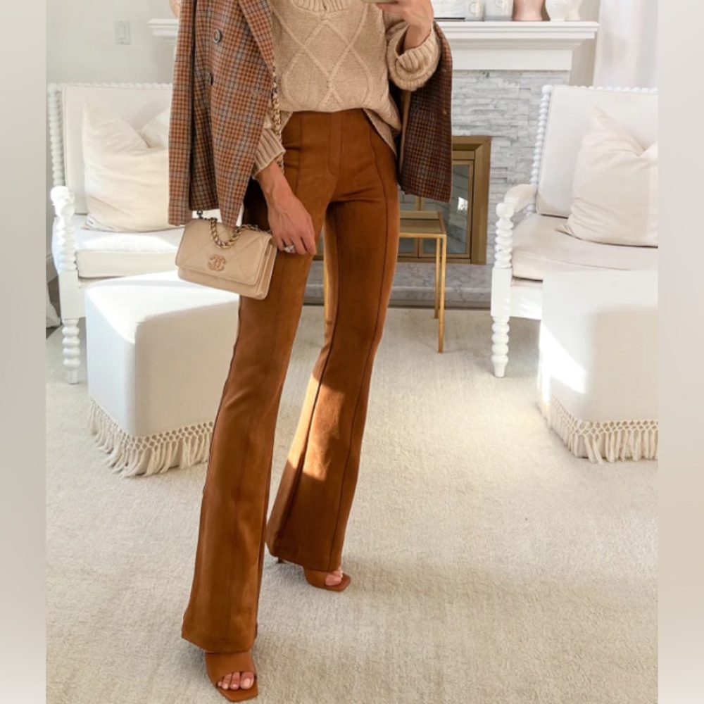 SPANX Brown Boot Cut Pants